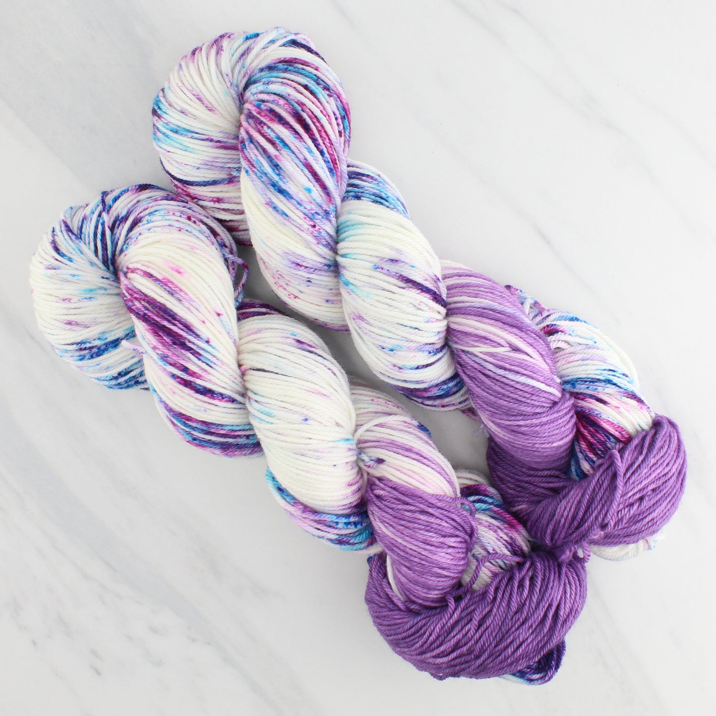 CARNEVALE Hand-Dyed Yarn on Squoosh DK - Assigned Pooling Colorway