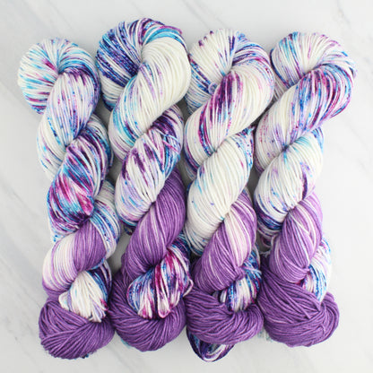 CARNEVALE Hand-Dyed Yarn on Squoosh DK - Assigned Pooling Colorway