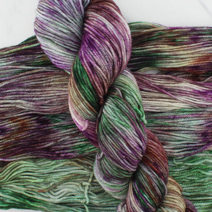 CHASING ORCS AND HOBBITS on Squoosh DK  - Hand-Dyed Yarn - Purple Lamb