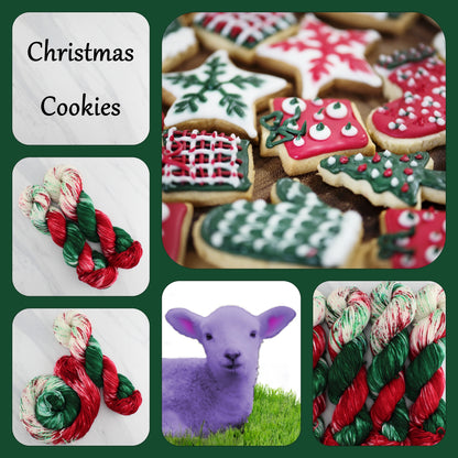 CHRISTMAS COOKIES - Yarn Dyed to Order