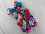 CIRCUS Hand-Dyed Yarn on Cashmere Sock (OOAK)