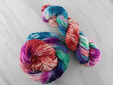 CIRCUS Hand-Dyed Yarn on Cashmere Sock (OOAK)