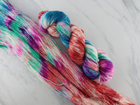 CIRCUS Hand-Dyed Yarn on Cashmere Sock (OOAK)