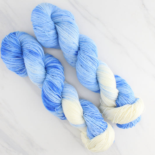 CLOUD GAZING - Yarn Dyed to Order - Assigned Pooling Colorway