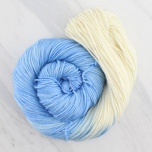 CLOUD GAZING Hand Dyed on Squoosh Worsted - Assigned Pooling Yarn