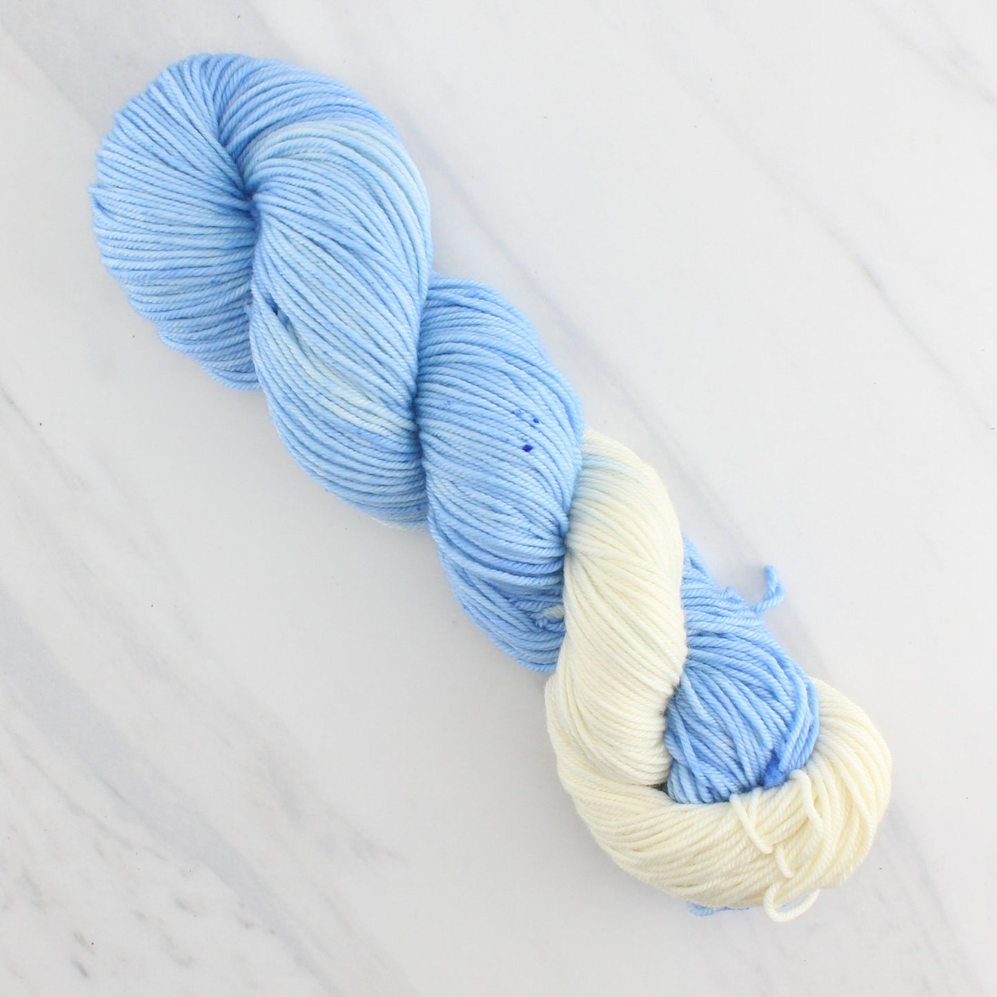 CLOUD GAZING Hand Dyed on Squoosh Worsted - Assigned Pooling Yarn