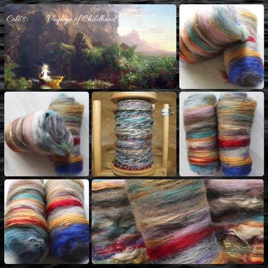 COLE'S VOYAGE OF CHILDHOOD Art Batts to Spin and Felt