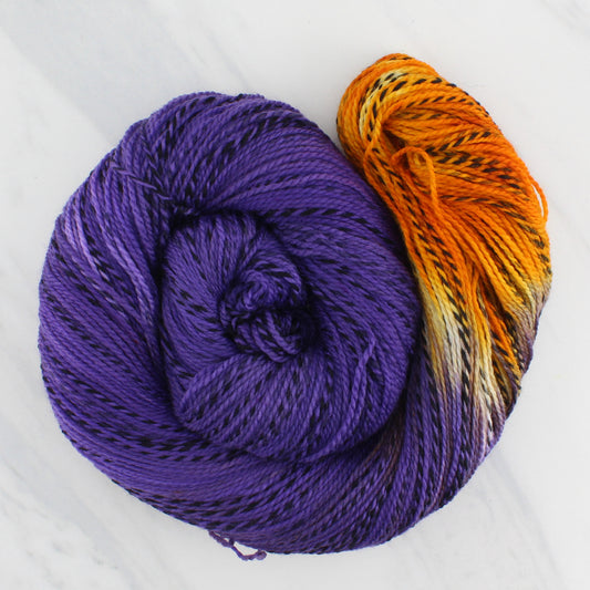 Butterfly Collection - COLORADO HAIRSTREAK on Stained Glass DK - Hand-Dyed Artisan Yarn