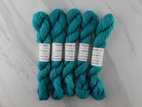 TURQUOISE MINI SKEINS on Splendid Sock