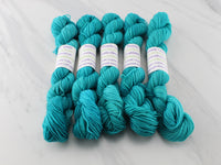 TURQUOISE MINI SKEINS on Splendid Sock