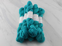 TURQUOISE MINI SKEINS on Splendid Sock