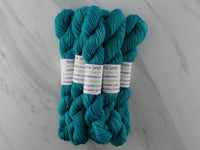 TURQUOISE MINI SKEINS on Splendid Sock