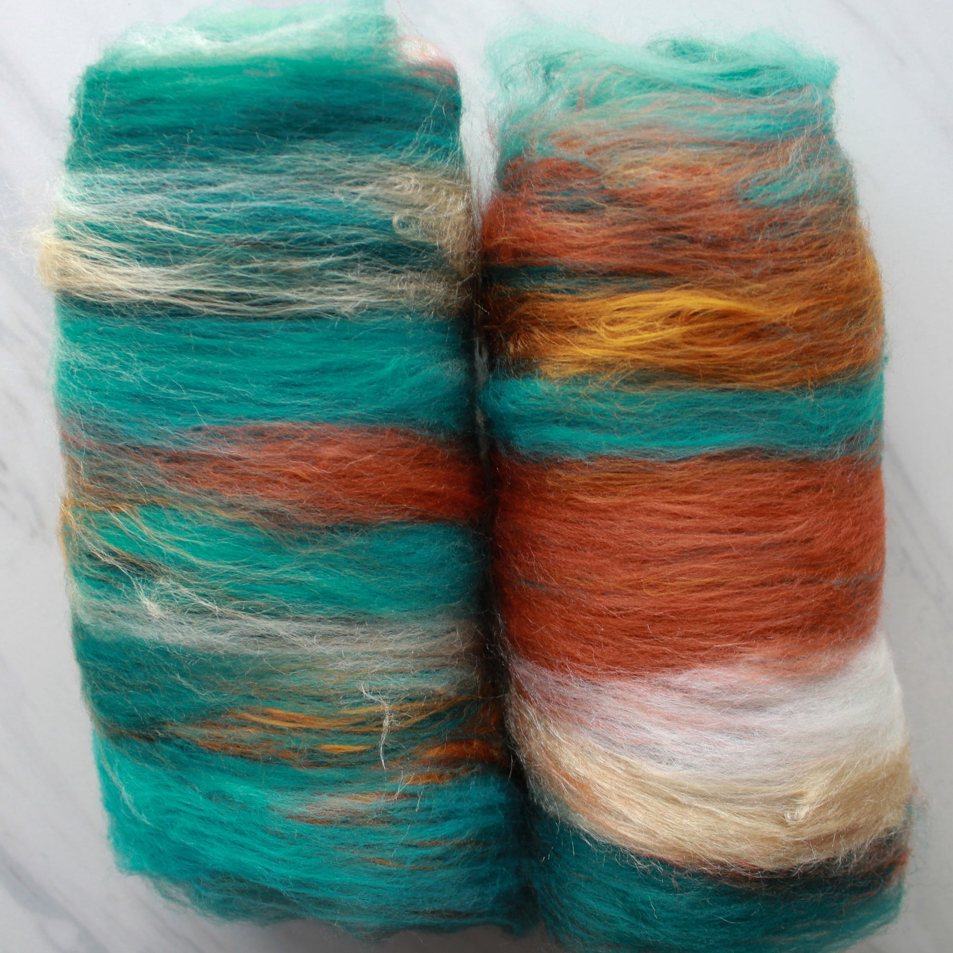 COPPER ROOF Spinning Fiber Batt - Purple Lamb