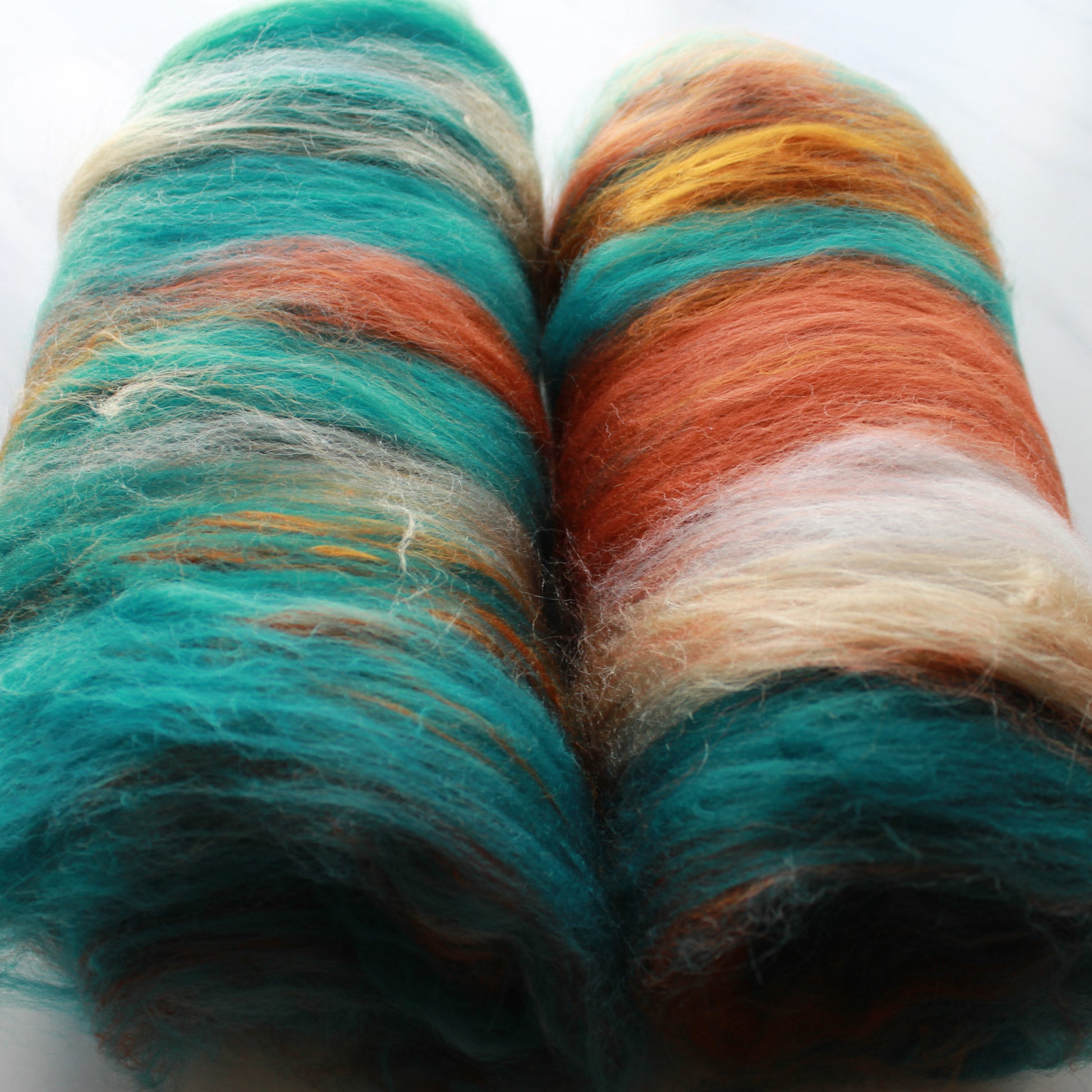 COPPER ROOF Spinning Fiber Batt - Purple Lamb