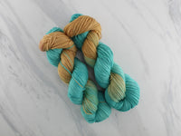 COPPER ROOF Hand-Dyed on Buttery Soft DK - Assigned Pooling Colorway