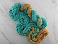 COPPER ROOF Hand-Dyed on Buttery Soft DK - Assigned Pooling Colorway