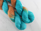 COPPER ROOF Hand-Dyed Yarn on Sock Perfection - Assigned Pooling Colorway