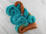 COPPER ROOF Hand-Dyed Yarn on Sock Perfection - Assigned Pooling Colorway