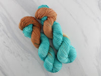 COPPER ROOF Hand-Dyed on Super Sport - Assigned Pooling Colorway