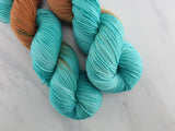 COPPER ROOF Hand-Dyed on Super Sport - Assigned Pooling Colorway