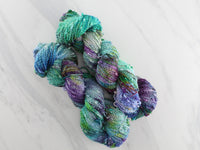 CRAB NEBULA Hand-Dyed Yarn on Squiggle Sock