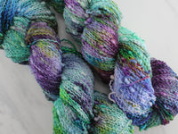 CRAB NEBULA Hand-Dyed Yarn on Squiggle Sock