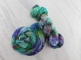 CRAB NEBULA Hand-Dyed Yarn on Squiggle Sock