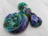 CRAB NEBULA Hand-Dyed Yarn on Squiggle Sock
