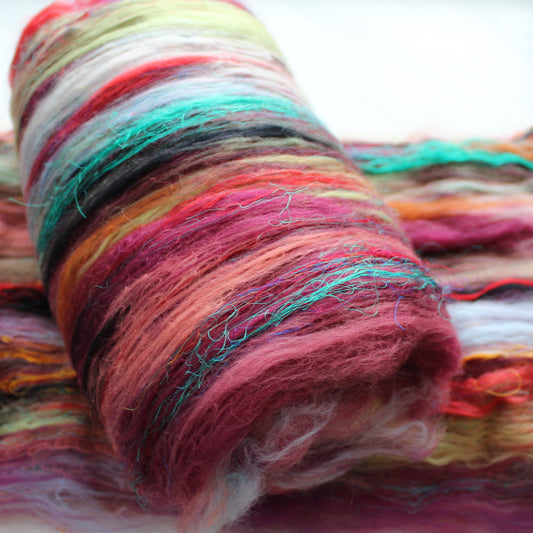 DANCE OF THE GYPSIES Art Batts to Spin and Felt - Purple Lamb