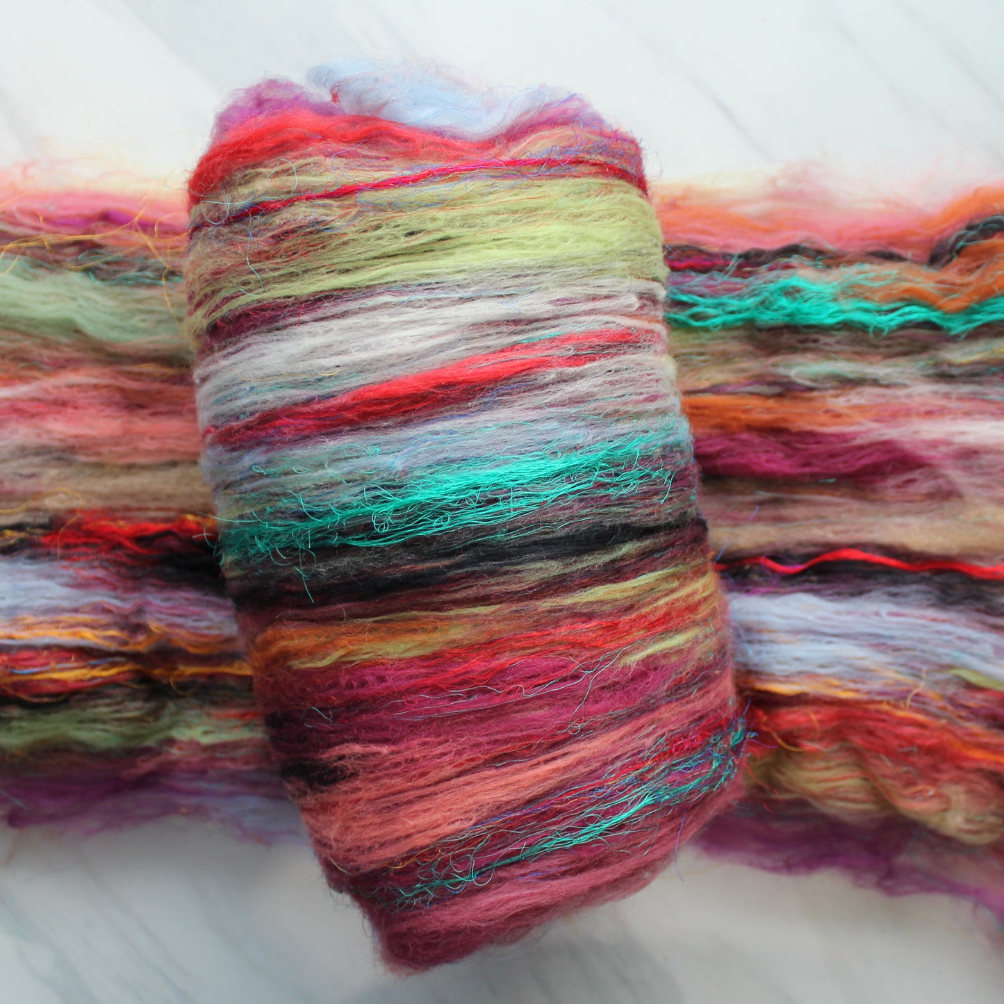 DANCE OF THE GYPSIES Art Batts to Spin and Felt - Purple Lamb