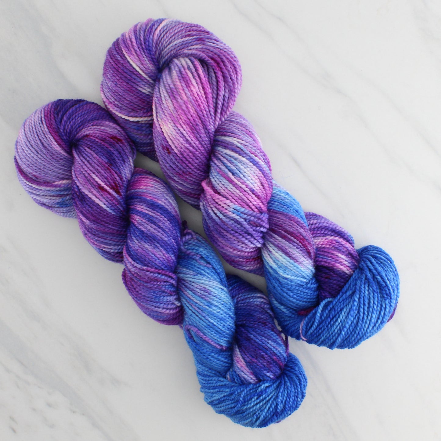 DAPPLED THINGS Hand Dyed on Buttery Soft DK - Assigned Pooling Colorway