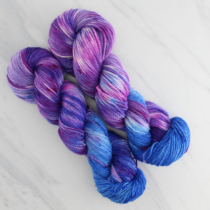 DAPPLED THINGS Hand Dyed on Buttery Soft DK - Assigned Pooling Colorway