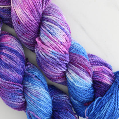 DAPPLED THINGS Hand Dyed on Buttery Soft DK - Assigned Pooling Colorway