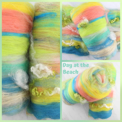 DAY AT THE BEACH Art Batts to Spin and Felt