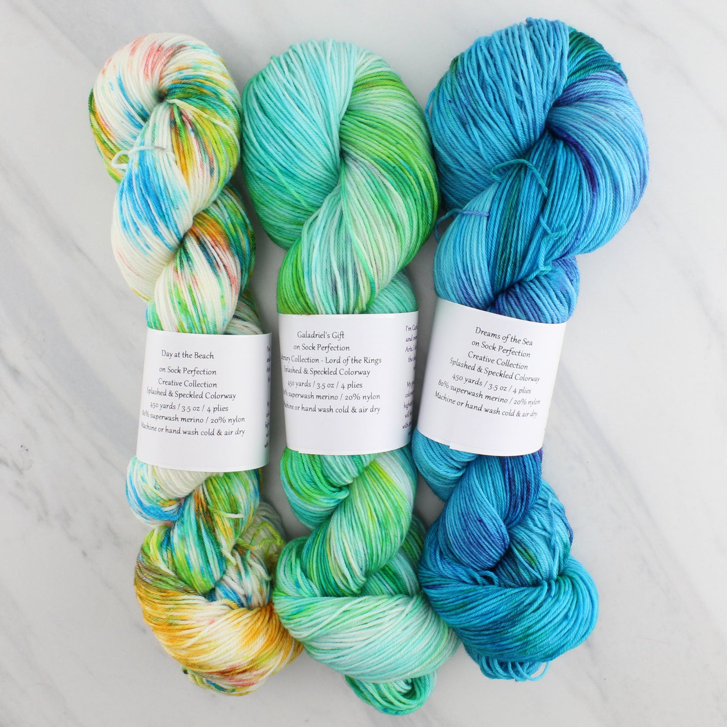 THREE-SKEIN SHAWL SETS - Dyed to Order