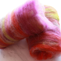 DRAGON FRUIT Art Batts to Spin and Felt