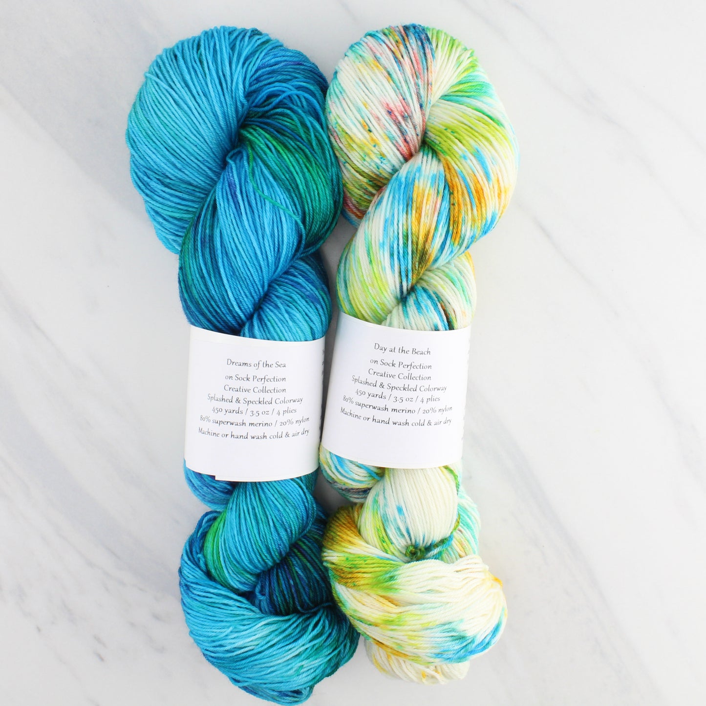 DAY AT THE BEACH on Sock Perfection - Indie-Dyed Yarn