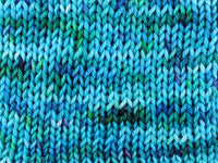DREAMS OF THE SEA Indie-Dyed Yarn on Feather Sock