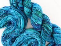 DREAMS OF THE SEA Indie-Dyed Yarn on Stained Glass Sock