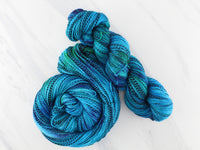 DREAMS OF THE SEA Indie-Dyed Yarn on Stained Glass Sock