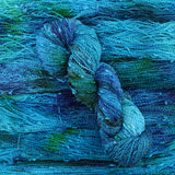 DREAMS OF THE SEA Indie-Dyed Yarn on Squiggle Sock