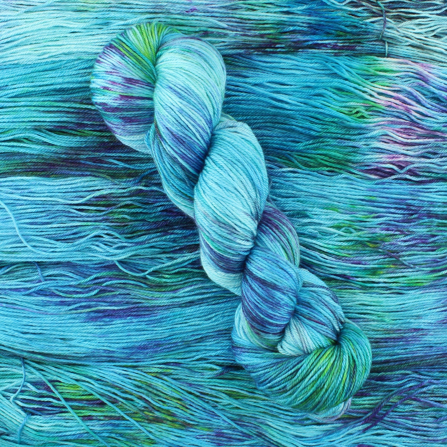 DREAMS OF THE SEA on So Silky Sock  - Hand-Dyed Yarn - Purple Lamb