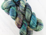 ENCHANTED FOREST Indie-Dyed Yarn on Diamond Silk Sock