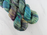 ENCHANTED FOREST Indie-Dyed Yarn on Diamond Silk Sock