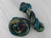 ENCHANTED FOREST Indie-Dyed Yarn on Diamond Silk Sock