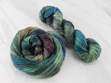 ENCHANTED FOREST Indie-Dyed Yarn on Diamond Silk Sock