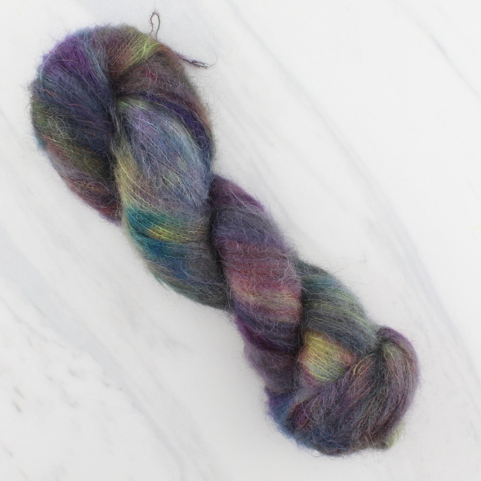 ENCHANTED FOREST on Suri Lace Cloud - Indie-Dyed Yarn - Purple Lamb