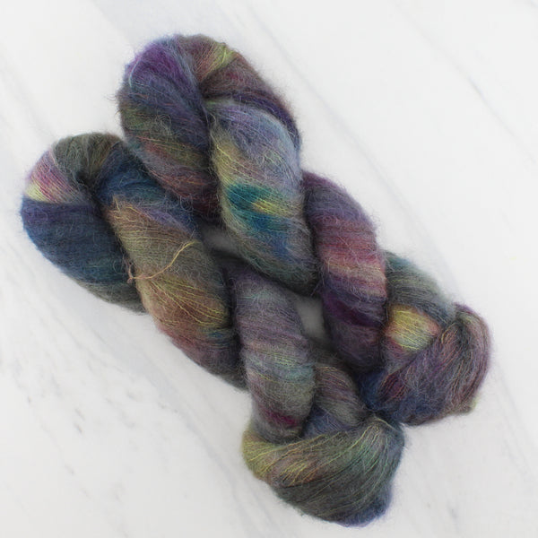 ENCHANTED FOREST Indie-Dyed Yarn on Suri Lace Cloud