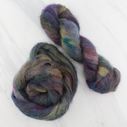 ENCHANTED FOREST on Suri Lace Cloud - Indie-Dyed Yarn - Purple Lamb