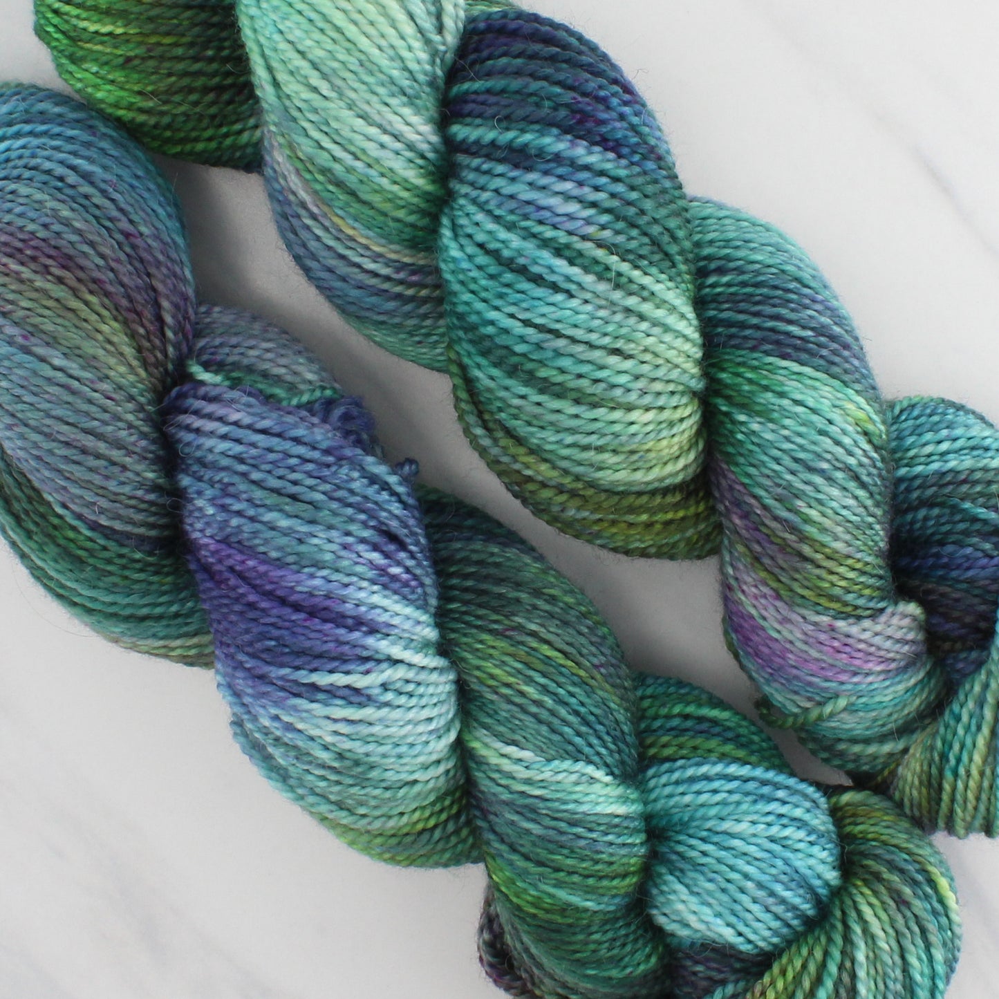 The Lord of the Rings Collection - EOWYN MEETS WITH ARAGORN Hand Dyed on Buttery Soft DK - Splashed & Speckled Yarn